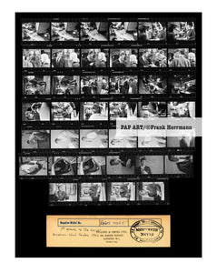 Filming of The Saint at Elstree Studios, 1962 - Contact Sheet