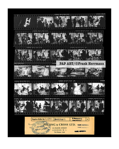 Beatles Contact Sheet 'Lost' , Abbey Road Studios, March 30th , 1967 (LARGE)