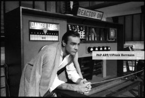 Sean Connery on the Set of Dr. No, Pinewood Studios 1962, 'DANGER'