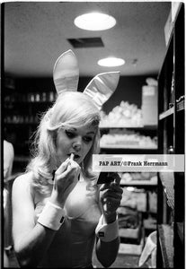 Bunny at the Playboy Club, MAKE UP, Park Lane, London 1966.